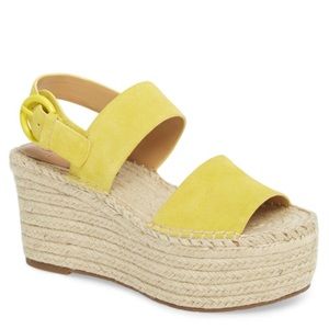 NWT Marc Fisher Renni Espadrille Platform Wedge